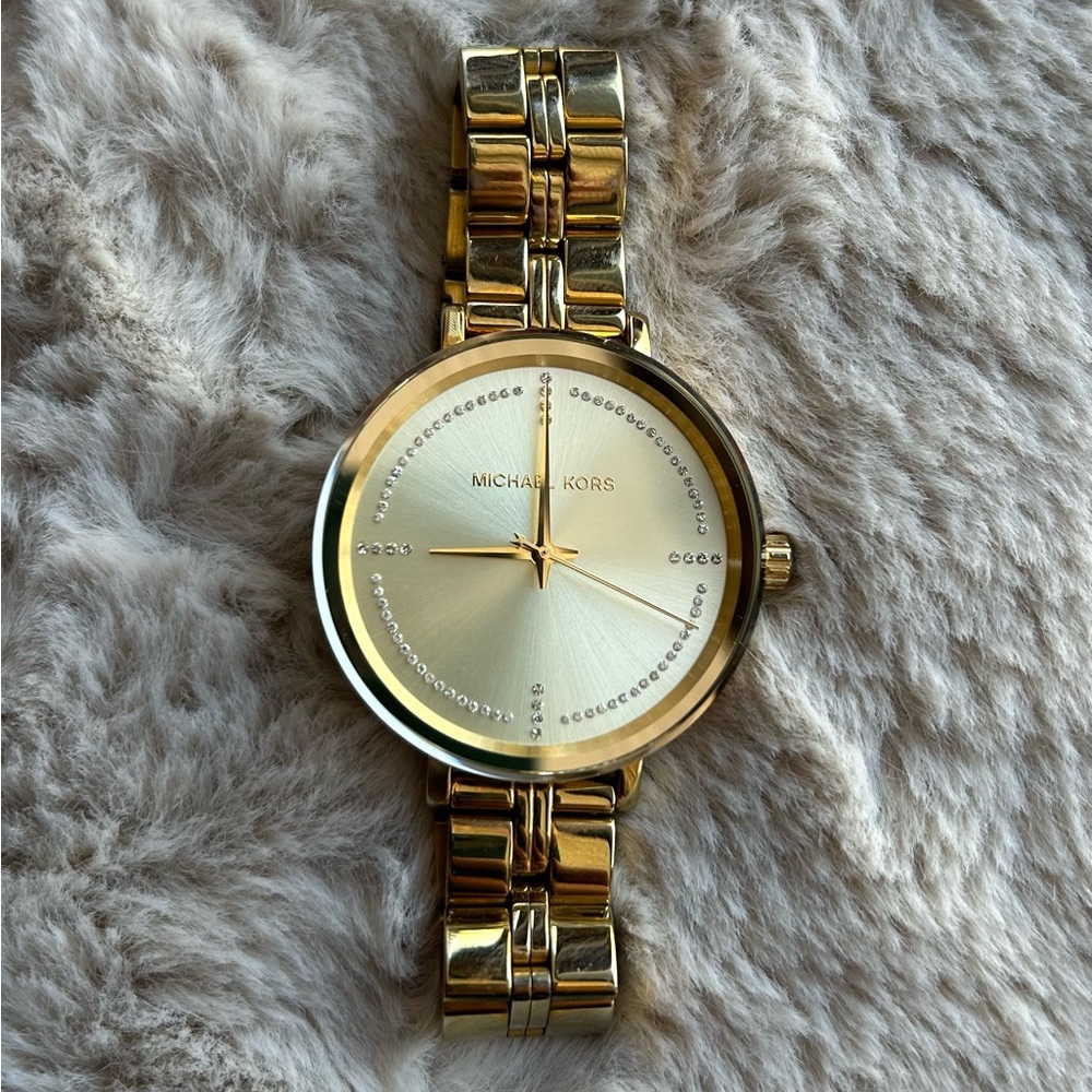 MICHAEL KORS Bridgette Gold-Tone Stainless Steel Ladies Watch MK-3792